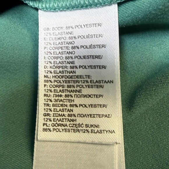 The North Face Women’s Performance 1/2-Zip Top Medium Green EUC - Picture 6 of 10